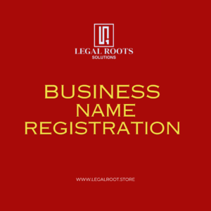 BUSINESS NAME REGISTRATION