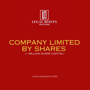 COMPANY LIMITED BY SHARES (1 Million Share Capital)