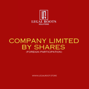 COMPANY LIMITED BY SHARES (FOREIGN PARTICIPATION) - Price: $1500
