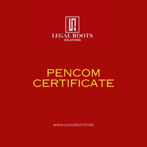 PENCOM CERTIFICATE