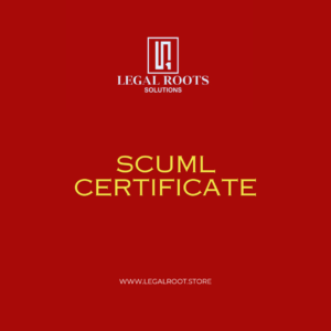 SCUML CERTIFICATE