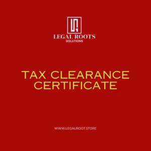 TAX CLEARANCE CERTIFICATE